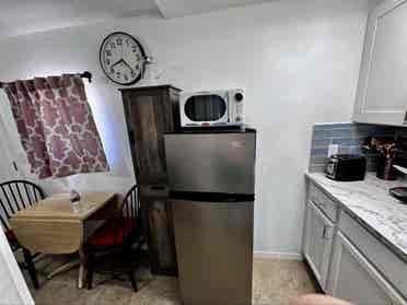 Fully furnished small apartment.