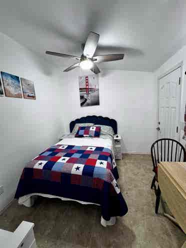 Fully furnished small apartment.