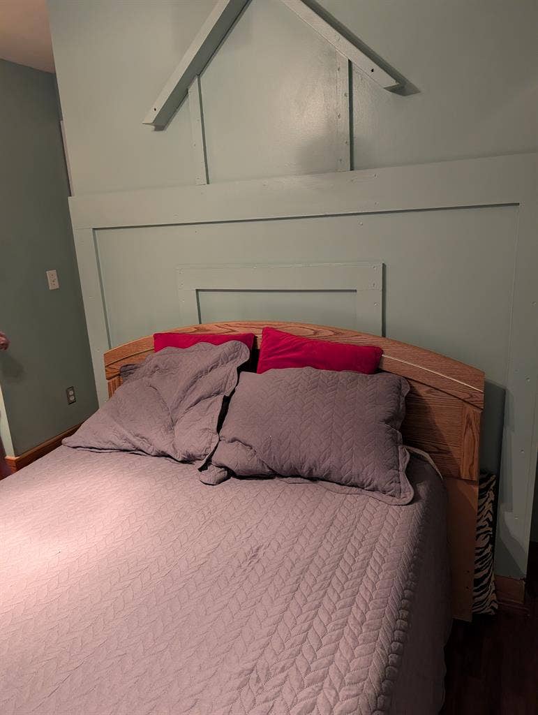 Private bedroom and bathroom
