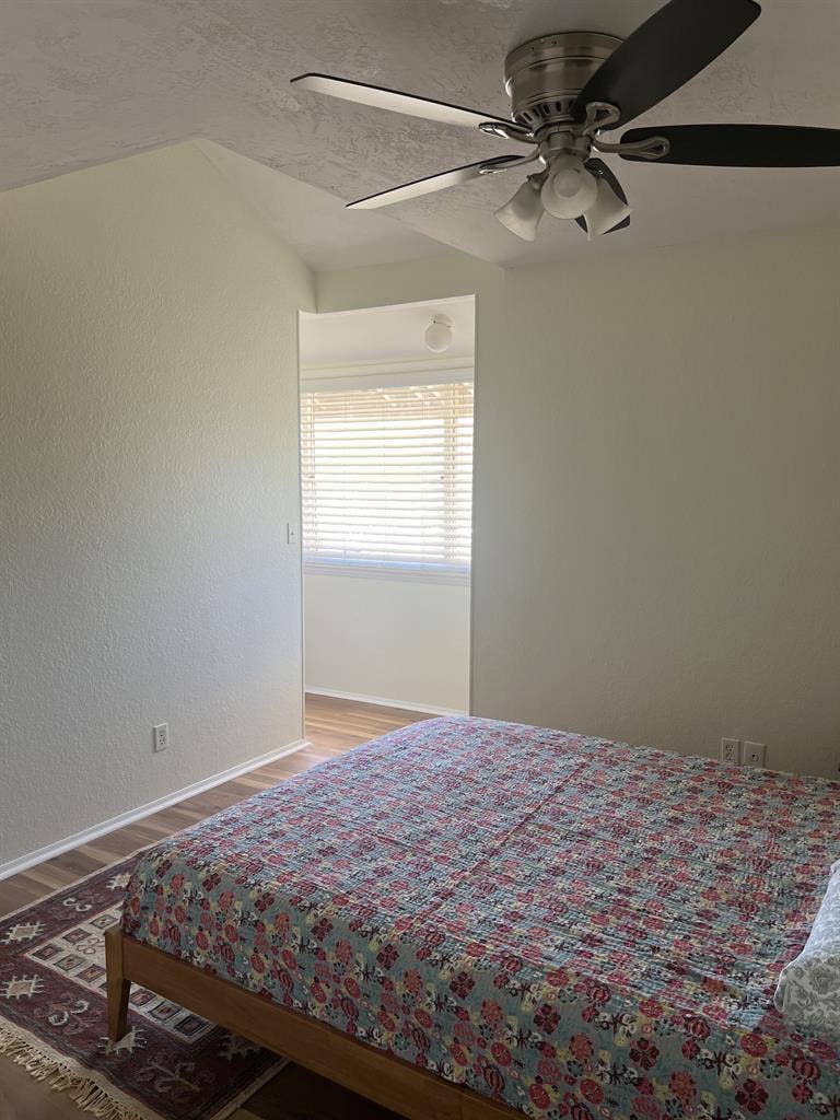 Bedroom with private bathroom.