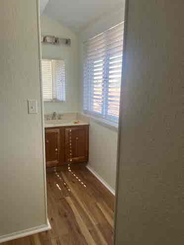 Bedroom with private bathroom.