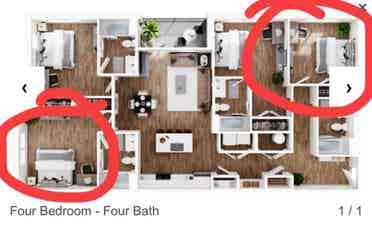 Apartment for sublease
