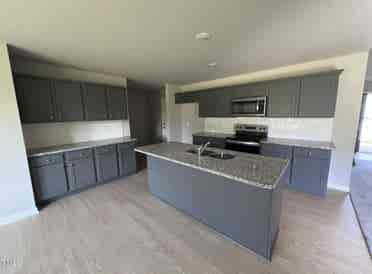Bedroom in a new house