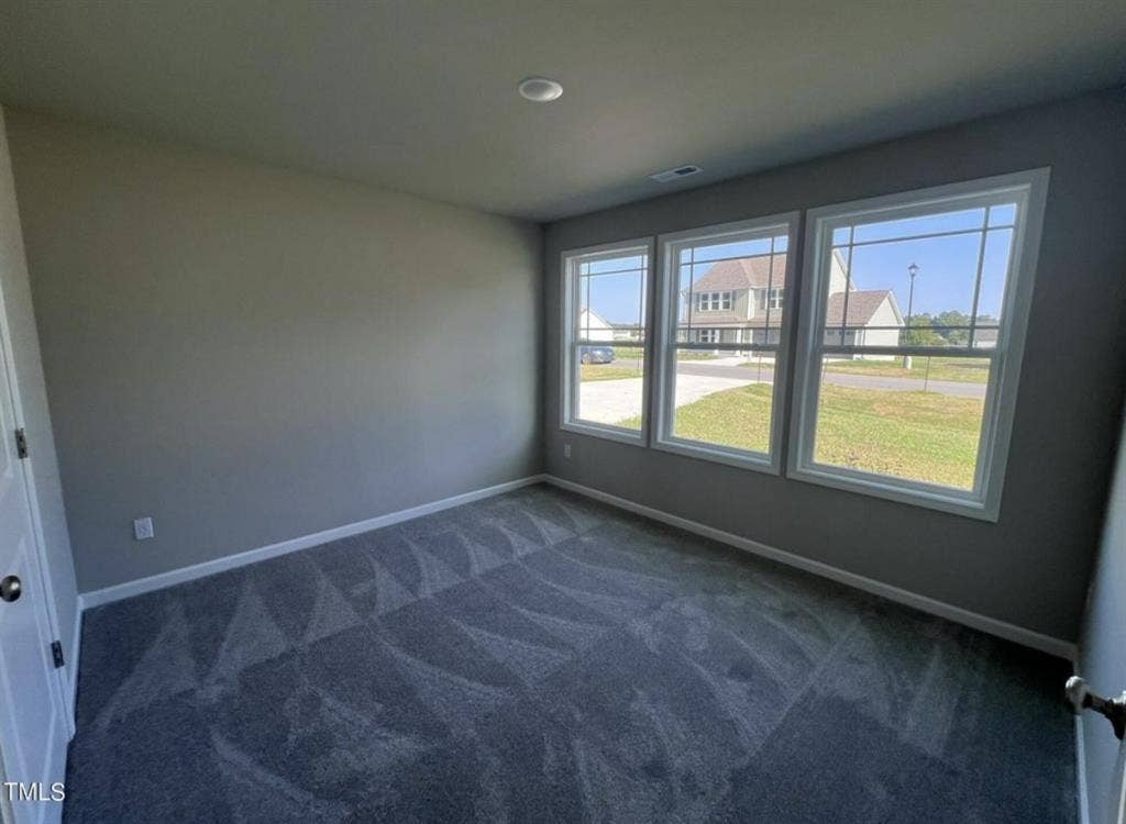 Bedroom in a new house