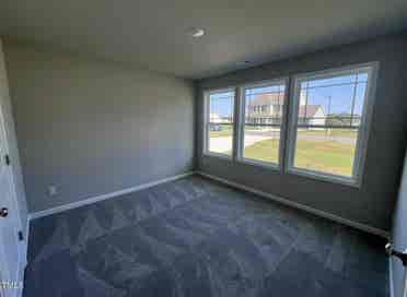 Bedroom in a new house
