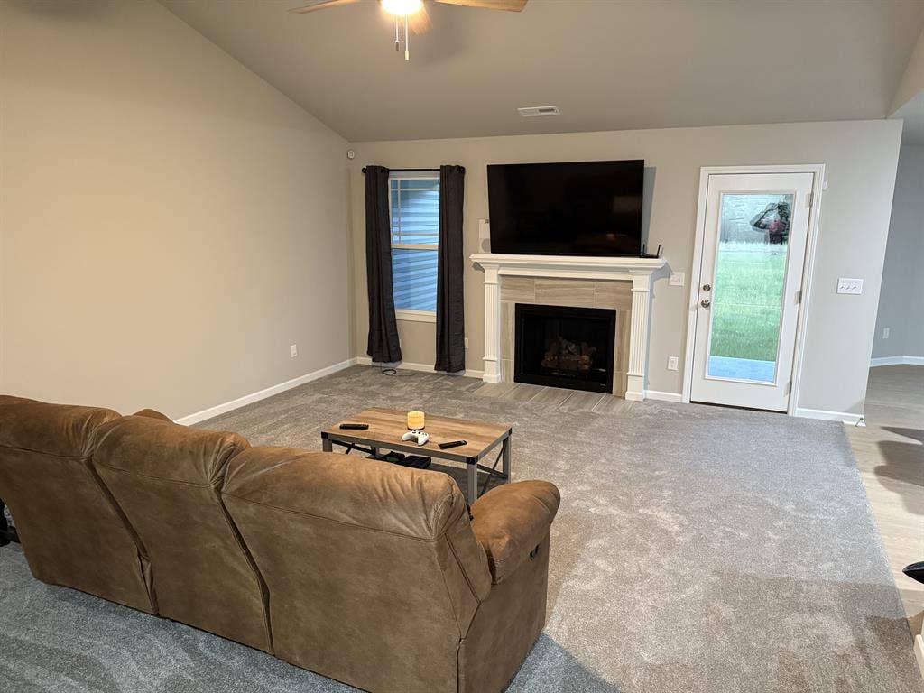 Bedroom in a new house