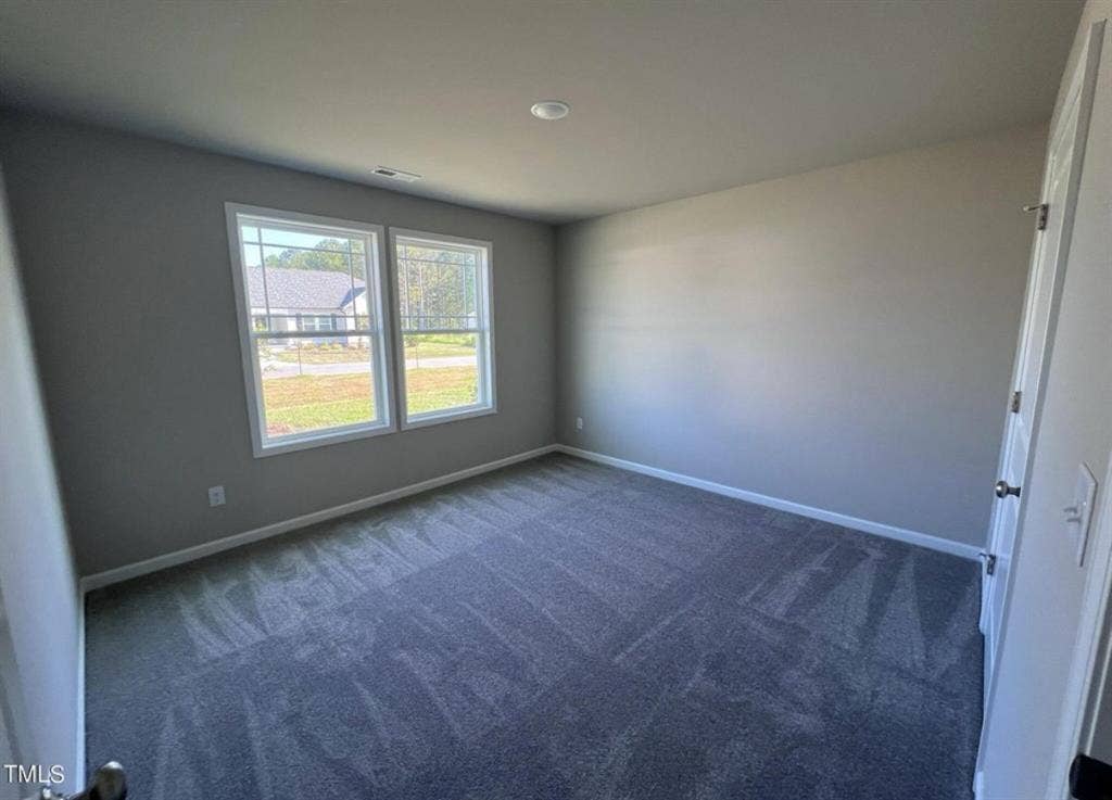 Bedroom in a new house