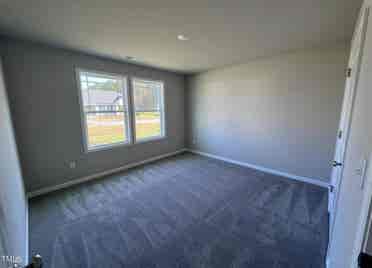 Bedroom in a new house