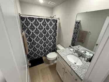 Bedroom in a new house