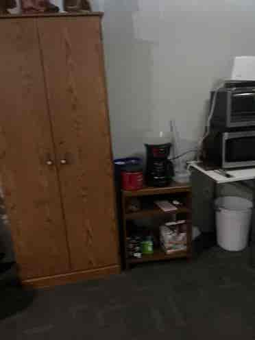 Key-pad locked Room with Queen bed