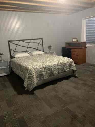 Key-pad locked Room with Queen bed