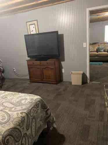 Key-pad locked Room with Queen bed