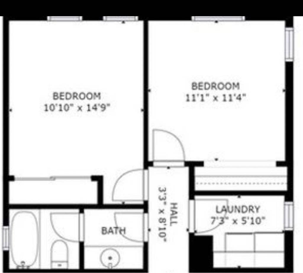 Two rooms available.Shared bathroom