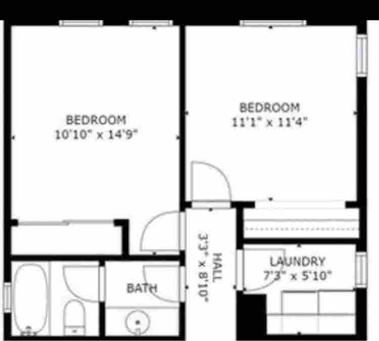 Two rooms available.Shared bathroom