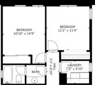 Two rooms available.Shared bathroom