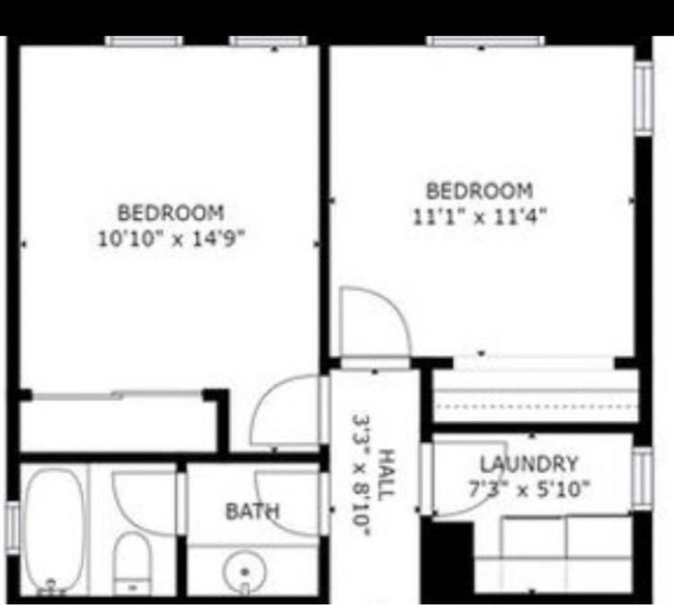 Two rooms available.Shared bathroom