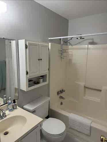 Large room with long size bed