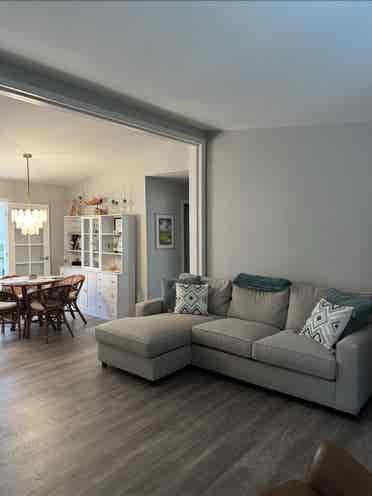 Large room with long size bed