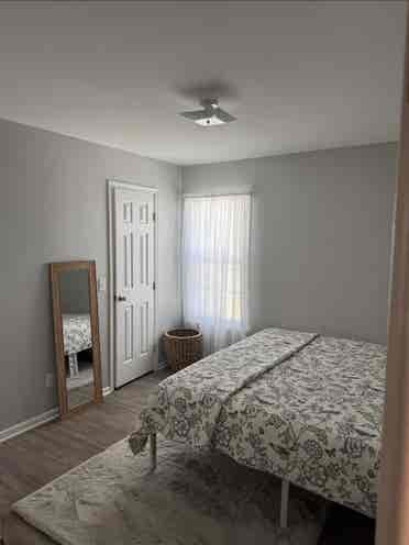 Large room with long size bed
