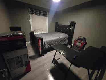 Furnished room for rent.