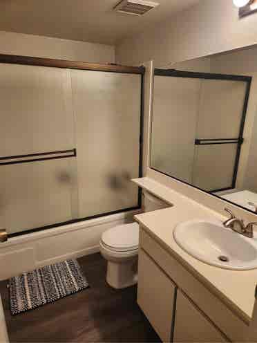 Great room in pet friendly house