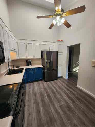 Great room in pet friendly house