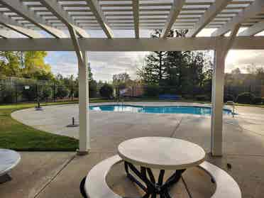 Great room in pet friendly house