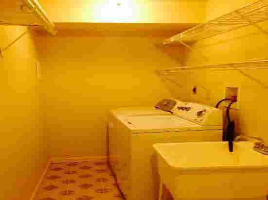 Basement has own entrance, laundry.