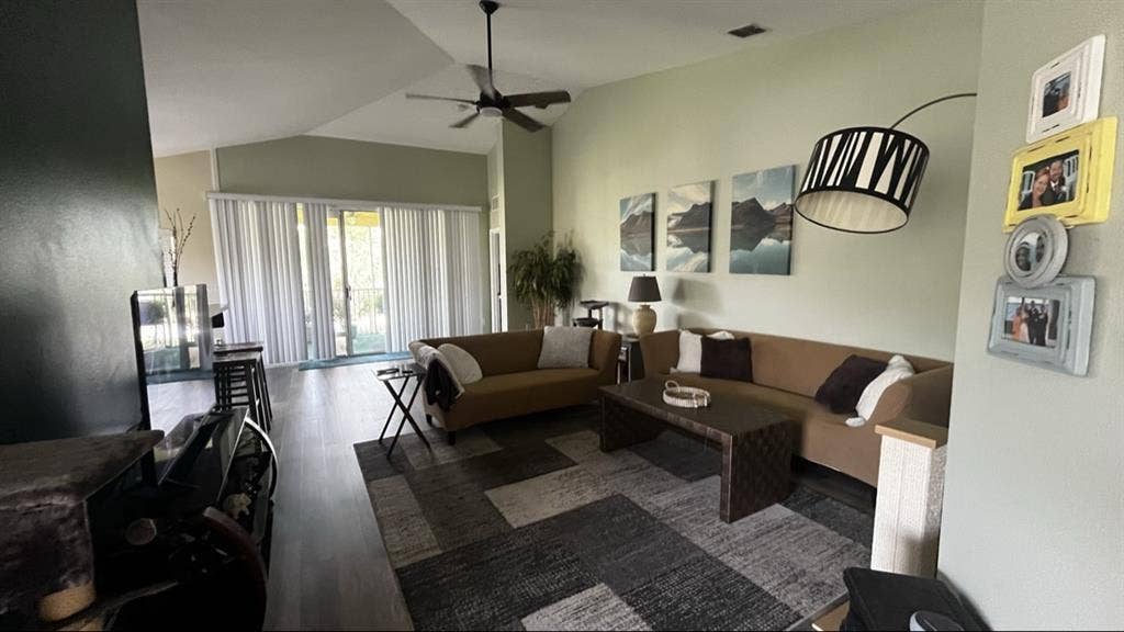 Furnished room with private bath