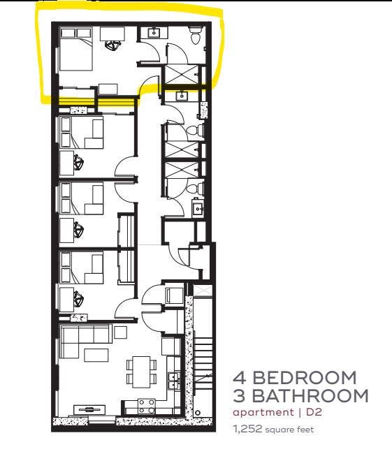 Master bed/bath room Tempe AZ