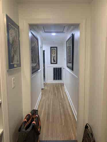 Private bed and bath in quiet area.