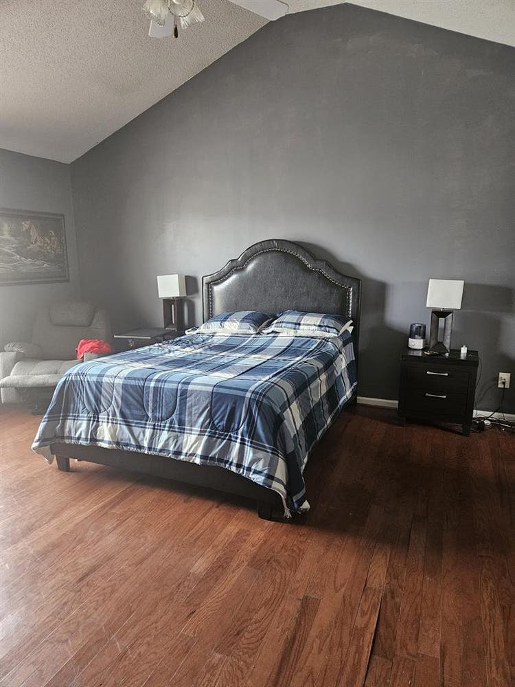 One bedroom, private full bathroom