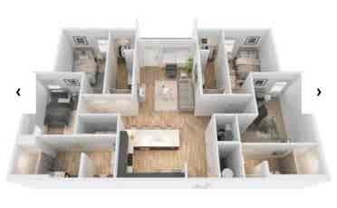 Onshore private bed and bathroomm