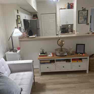 Master bedroom with master bathroom