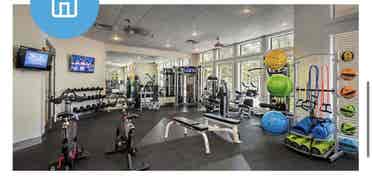 bedroom with great amenities