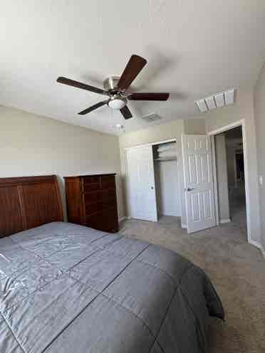 Furnished Bedroom & Full Bathroom