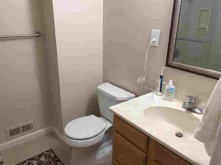 Living Room with Shared Bath