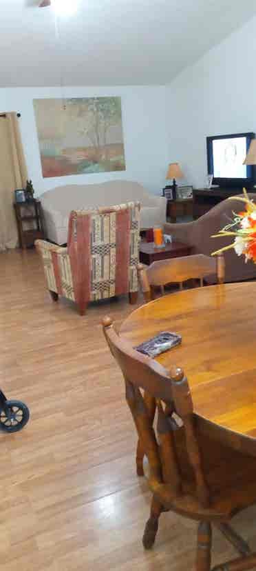 Furnished Bedroom with full private