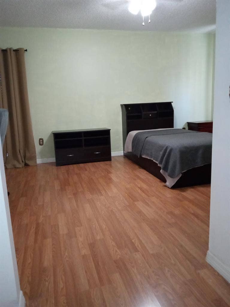 Furnished Bedroom with full private