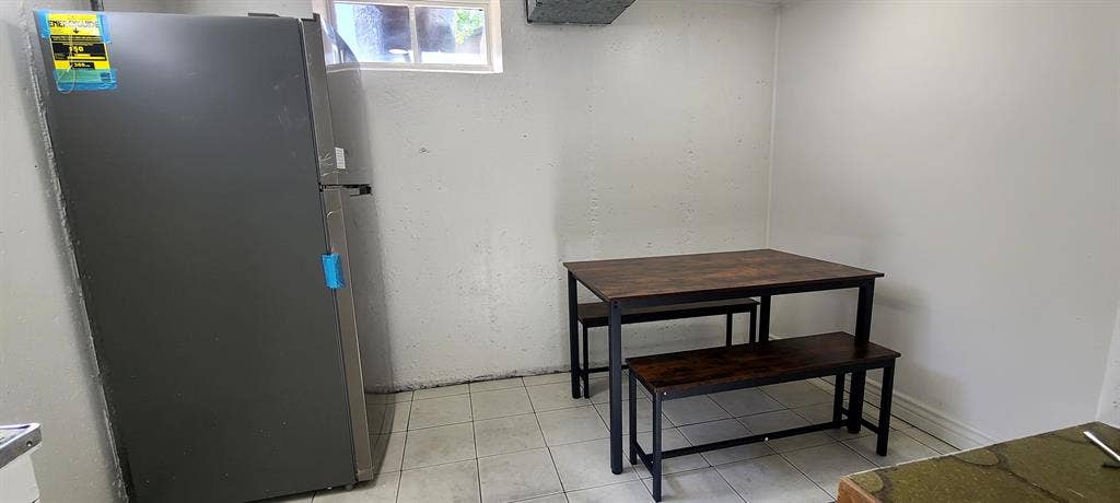 One bedroom with a shared bathroom