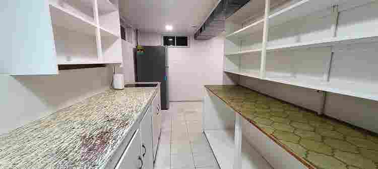 One bedroom with a shared bathroom