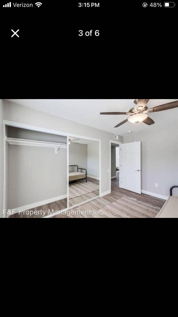 2 rooms with shared bathroom