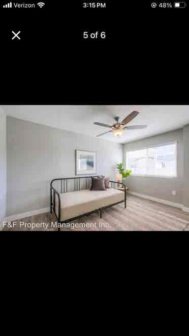 2 rooms with shared bathroom