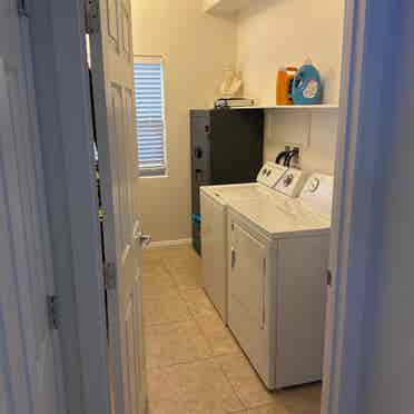 Clean room and private bathroom