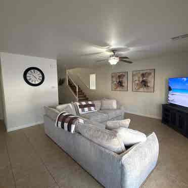 Clean room and private bathroom