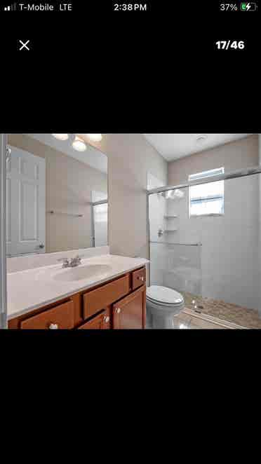 Large room/pr large bath July th