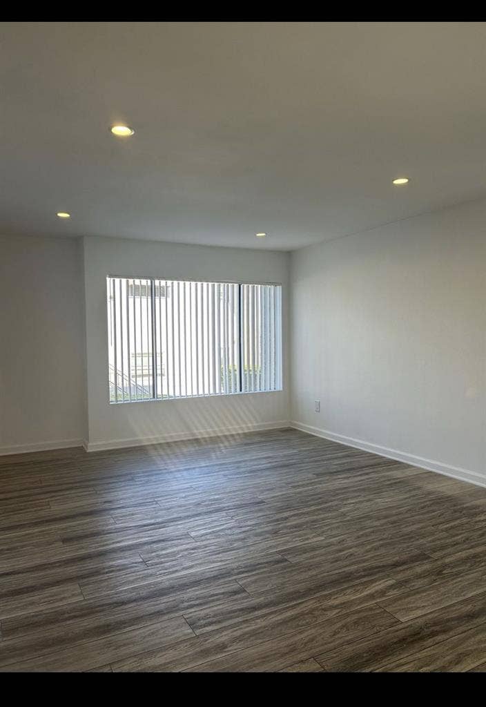 Spacious master bed attached bath