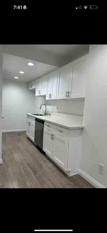 Spacious master bed attached bath