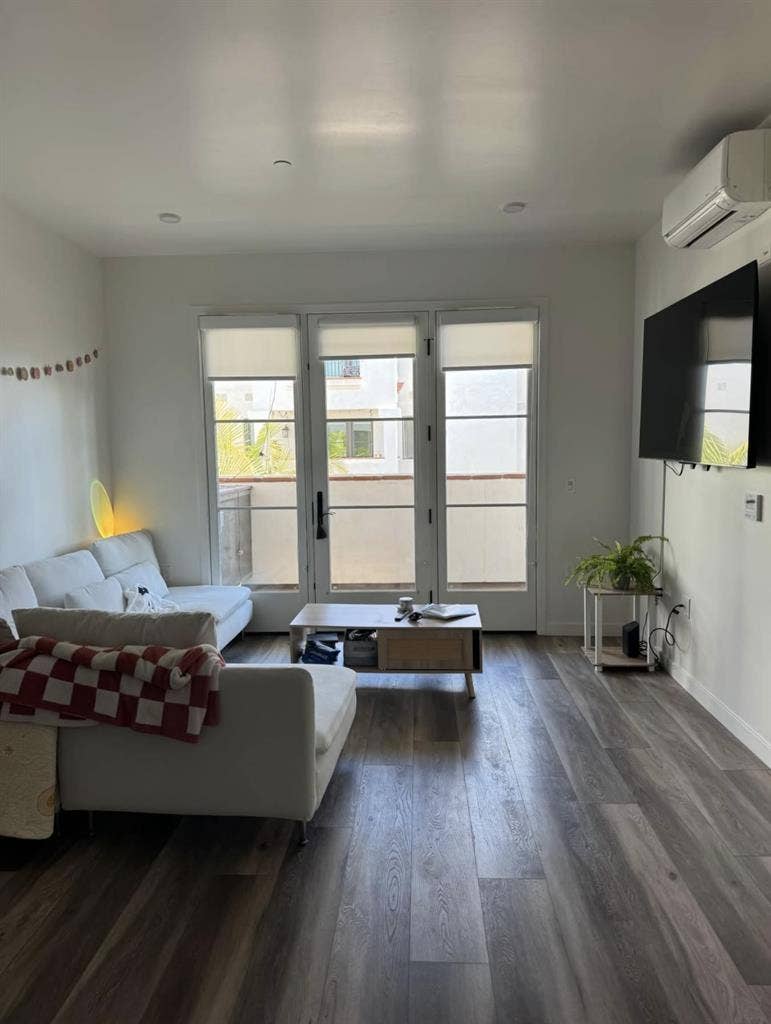 Sunny apartment, month to month
