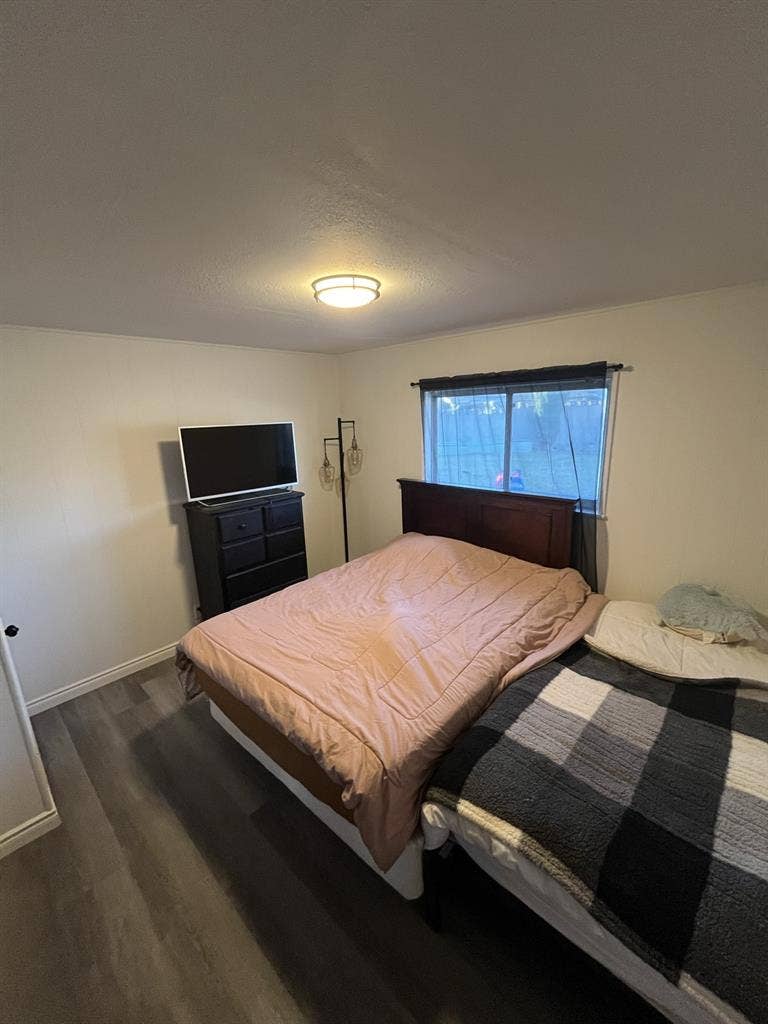 One bedroom , shared living space